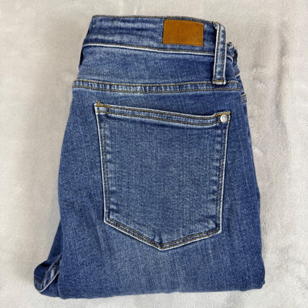 Judy Blue Skinny Jeans  Womens Size 7/28 Medium Wash Frayed Hem Denim Casual